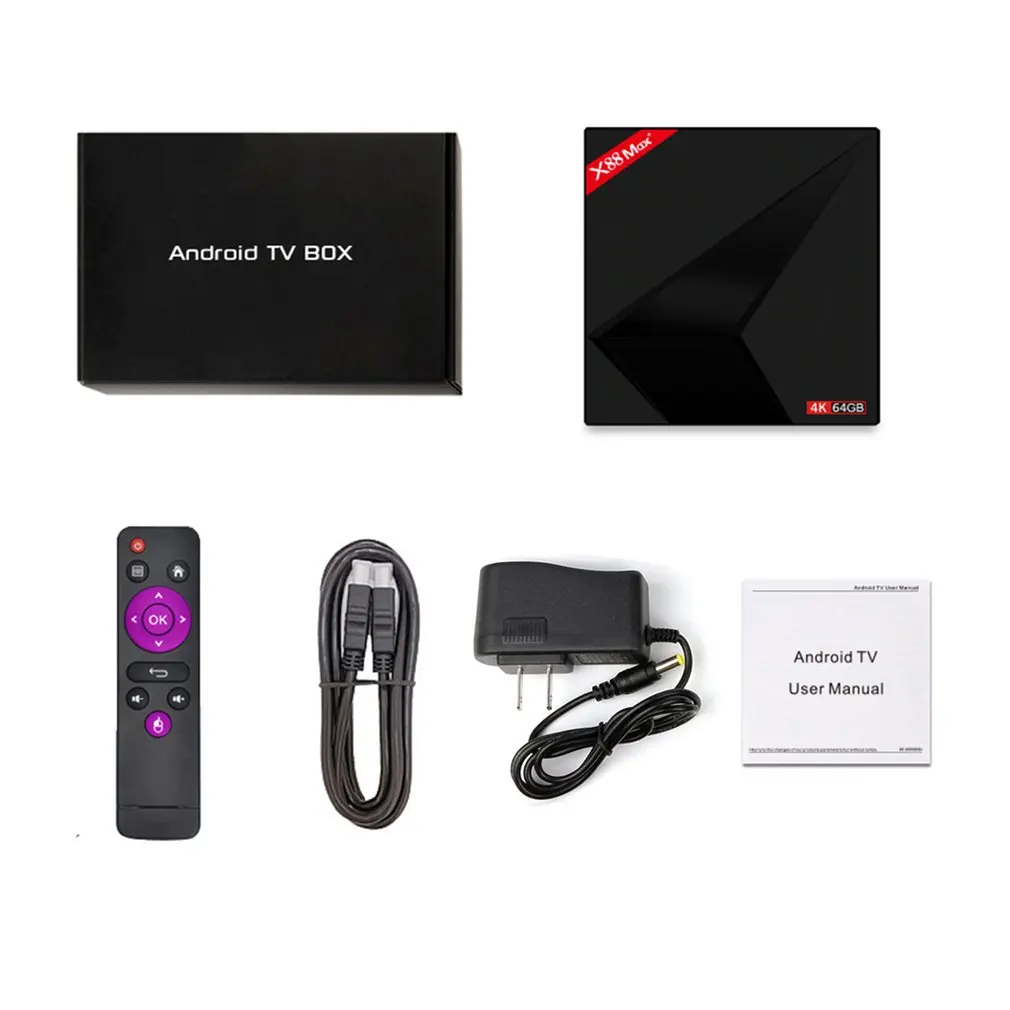 X88 MAX+ Set Top Box 4K High Definition Network Player TV Box 4+64G WiFi Set-top Box Player For Android 9.0
X88 MAX+ Set Top Box 4K High Definition Network Player TV Box 4+64G WiFi Set-top Box Player For Android 9.0