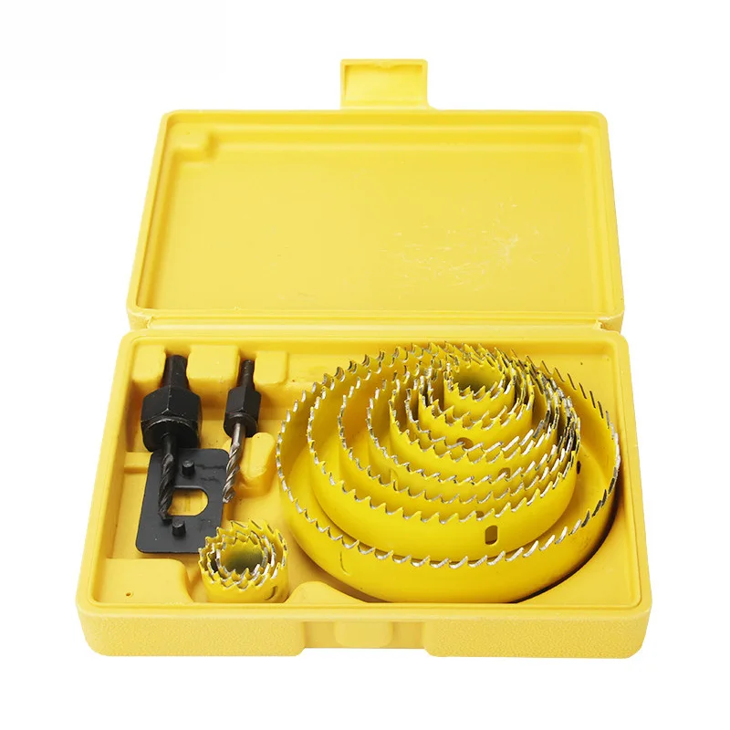 5/8/13pcs Hole Saw Cutting Set Kit Drilling Tool Wood Metal Cutter High Quality Mandrels Saws Core Drill Bits Woodworking Tools
5/8/13pcs Hole Saw Cutting Set Kit Drilling Tool Wood Metal Cutter High Quality Mandrels Saws Core Drill Bits Woodworking Tools