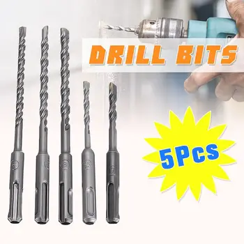 5pcs 5.5mm-8mm Drill Bit Set SDS-Plus High Stainless Steel Metal Drilling Tool With Box Drill Bit Tap Suitable for cement stone
5pcs 5.5mm-8mm Drill Bit Set SDS-Plus High Stainless Steel Metal Drilling Tool With Box Drill Bit Tap Suitable for cement stone