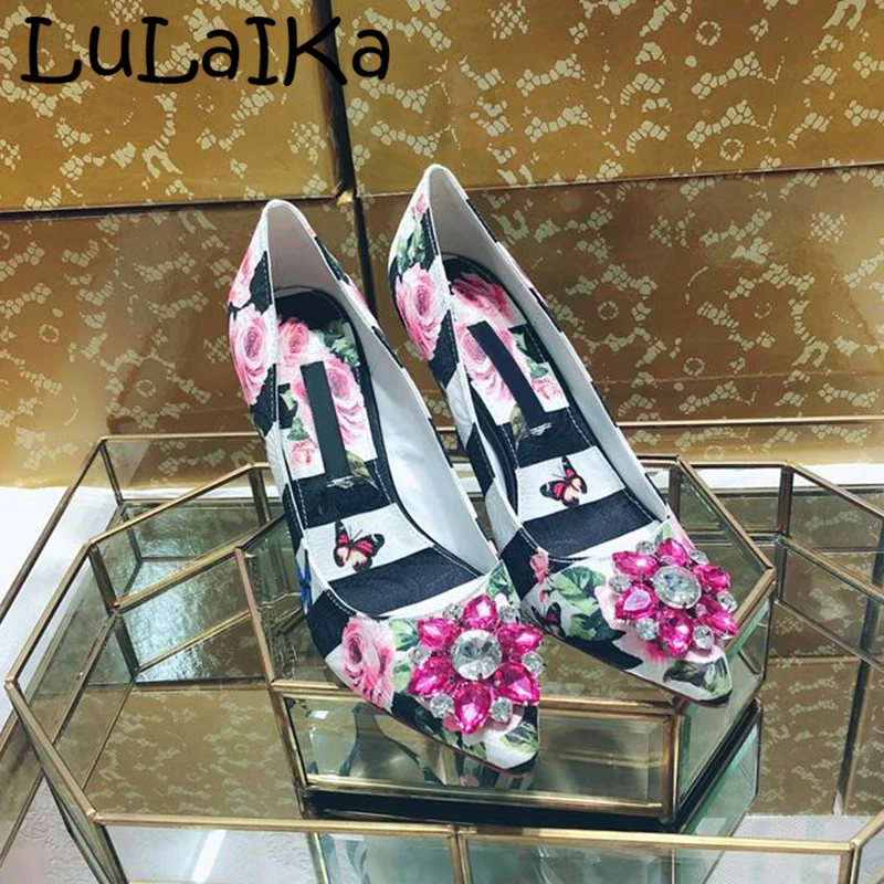 Fashion Summer New Pointed Toe Spell Color Woman Wedding Party High Heels 2019 Sexy Rhinestone Shining Lady Pumps 6/9cm
Fashion Summer New Pointed Toe Spell Color Woman Wedding Party High Heels 2019 Sexy Rhinestone Shining Lady Pumps 6/9cm