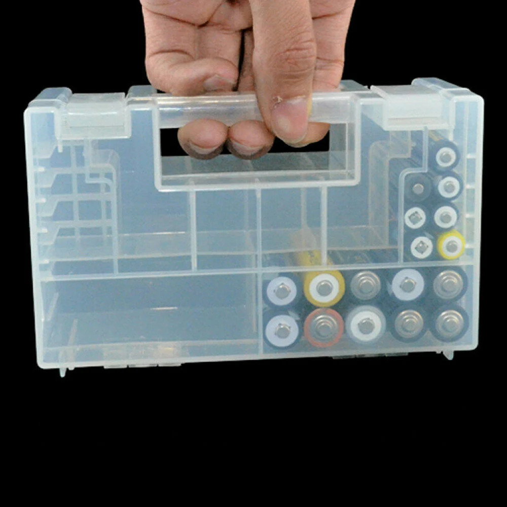 Small volume Transparent Case Plastic Battery Storage Box Case Organizer Holder Container for AAA AA Battery 15*8.7*5.5cm
Small volume Transparent Case Plastic Battery Storage Box Case Organizer Holder Container for AAA AA Battery 15*8.7*5.5cm
