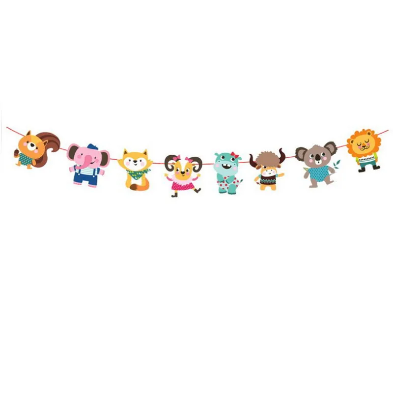 1 Set Cute Happy Birthday Bunting Banner Cartoon Animals Hanging Garlands Birthday Party Flag Banners For Boy Girl Birthday
1 Set Cute Happy Birthday Bunting Banner Cartoon Animals Hanging Garlands Birthday Party Flag Banners For Boy Girl Birthday