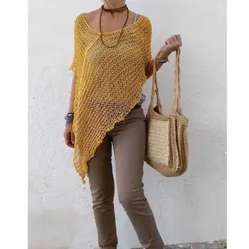 Fashion Women Elegant Knit Bikini Cover Up Tops Summer Hot Female Beachwear Cover Ups Cloak Beachwear Swimwear Casual
Fashion Women Elegant Knit Bikini Cover Up Tops Summer Hot Female Beachwear Cover Ups Cloak Beachwear Swimwear Casual