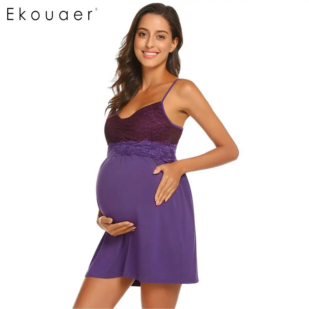 Ekouaer Lingerie Sleep Dress Nightwear Women Maternity Nursing Nightgown Summer Casual Sleepwear Lace Slip Nightdress
Ekouaer Lingerie Sleep Dress Nightwear Women Maternity Nursing Nightgown Summer Casual Sleepwear Lace Slip Nightdress