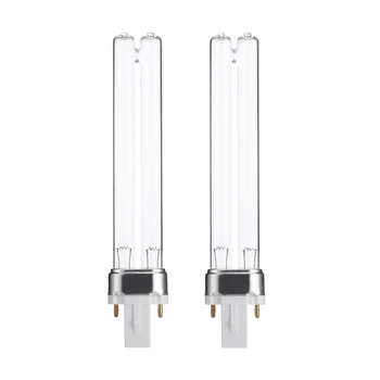 2pcs 9W Aquarium UV Sterilizer Replacement Light Bulb G23 Base Fish Tank UV Sterilizer Purifier Bulb Disinfection Treatment Lamp
2pcs 9W Aquarium UV Sterilizer Replacement Light Bulb G23 Base Fish Tank UV Sterilizer Purifier Bulb Disinfection Treatment Lamp