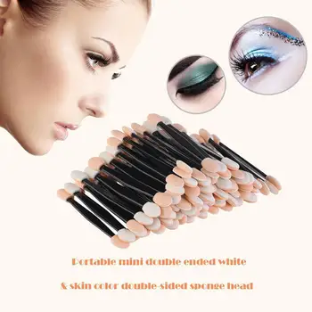 100 Pack Disposable Double Ended Sponge EyeShadow Brushes Oval Applicator Makeup Tools
100 Pack Disposable Double Ended Sponge EyeShadow Brushes Oval Applicator Makeup Tools