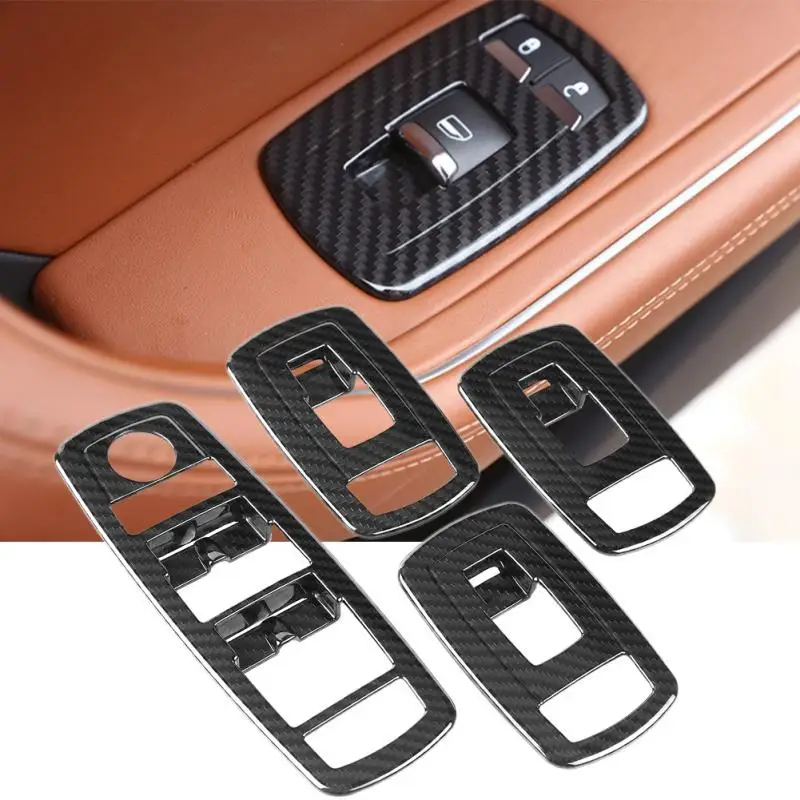 4Pcs Car Window Switch Panel Lift Button Frame Cover Trim for Maserati Levante 2017-2018 Carbon Fiber Style Car Accessories
4Pcs Car Window Switch Panel Lift Button Frame Cover Trim for Maserati Levante 2017-2018 Carbon Fiber Style Car Accessories
