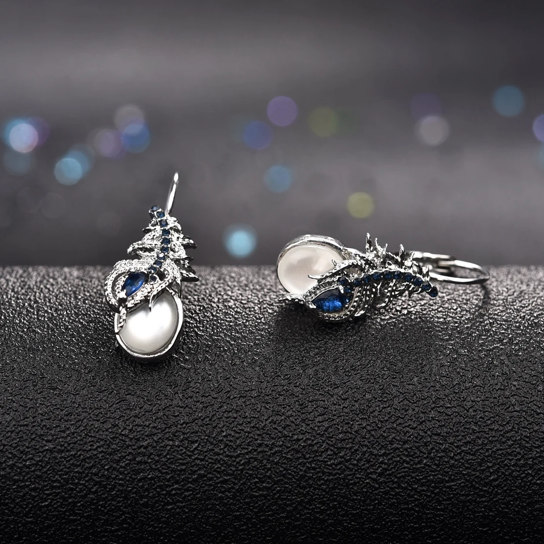Fashion Moonstone Earrings Blue Color Zircon Trendy Jellyfish Style Earrings Handmade Jewelry For Women Girl Gift
Fashion Moonstone Earrings Blue Color Zircon Trendy Jellyfish Style Earrings Handmade Jewelry For Women Girl Gift