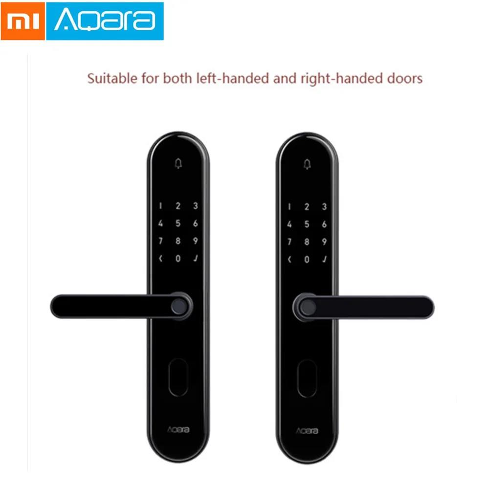 

Xiaomi Mijia Aqara S2 Smart Fingerprint Door Lock Digital Touch Screen Keyless Password Lock Smart Home Mi Home App Control
