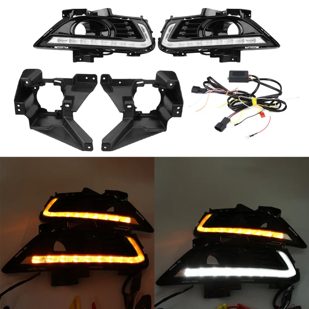 1 Pair 12V Car Daytime Running Light Turn Signal Lights DRL LED Fog Lamp Cover For Ford Mondeo 2013 2014 2015 2016
1 Pair 12V Car Daytime Running Light Turn Signal Lights DRL LED Fog Lamp Cover For Ford Mondeo 2013 2014 2015 2016