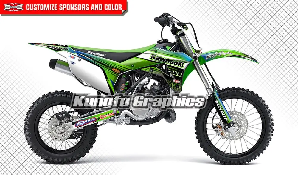 KUNGFU GRAPHICS Dirt Bike Stickers Motocross Decals Grafik Kit Fit Kawasaki KX 85 KX 100 KX85 KX100 2014 2015 2016 2017 2018
KUNGFU GRAPHICS Dirt Bike Stickers Motocross Decals Grafik Kit Fit Kawasaki KX 85 KX 100 KX85 KX100 2014 2015 2016 2017 2018