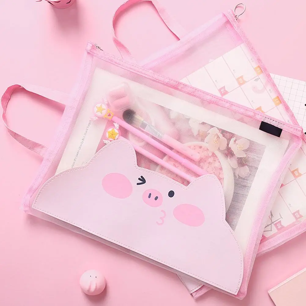Kawaii Cute Nylon Multifunction Cartoon Cute Hand-held A4 Student Mesh File Folder Document Bag School Office Supplies
Kawaii Cute Nylon Multifunction Cartoon Cute Hand-held A4 Student Mesh File Folder Document Bag School Office Supplies
