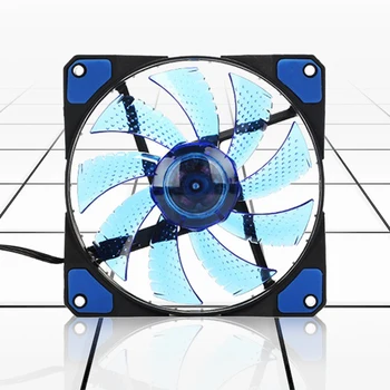 120mm PC Computer 16dB Ultra Silent 33 LEDs Case Fan Heatsink Cooler Cooling with Anti-Vibration Rubber,12CM Fan,12VDC 3P IDE 
120mm PC Computer 16dB Ultra Silent 33 LEDs Case Fan Heatsink Cooler Cooling with Anti-Vibration Rubber,12CM Fan,12VDC 3P IDE