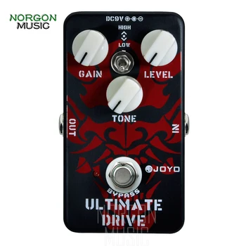 Joyo JF-02 Ultimate Overdrive Electric Guitar Effects Pedal High/Low Tone Switch Distortion True Bypass