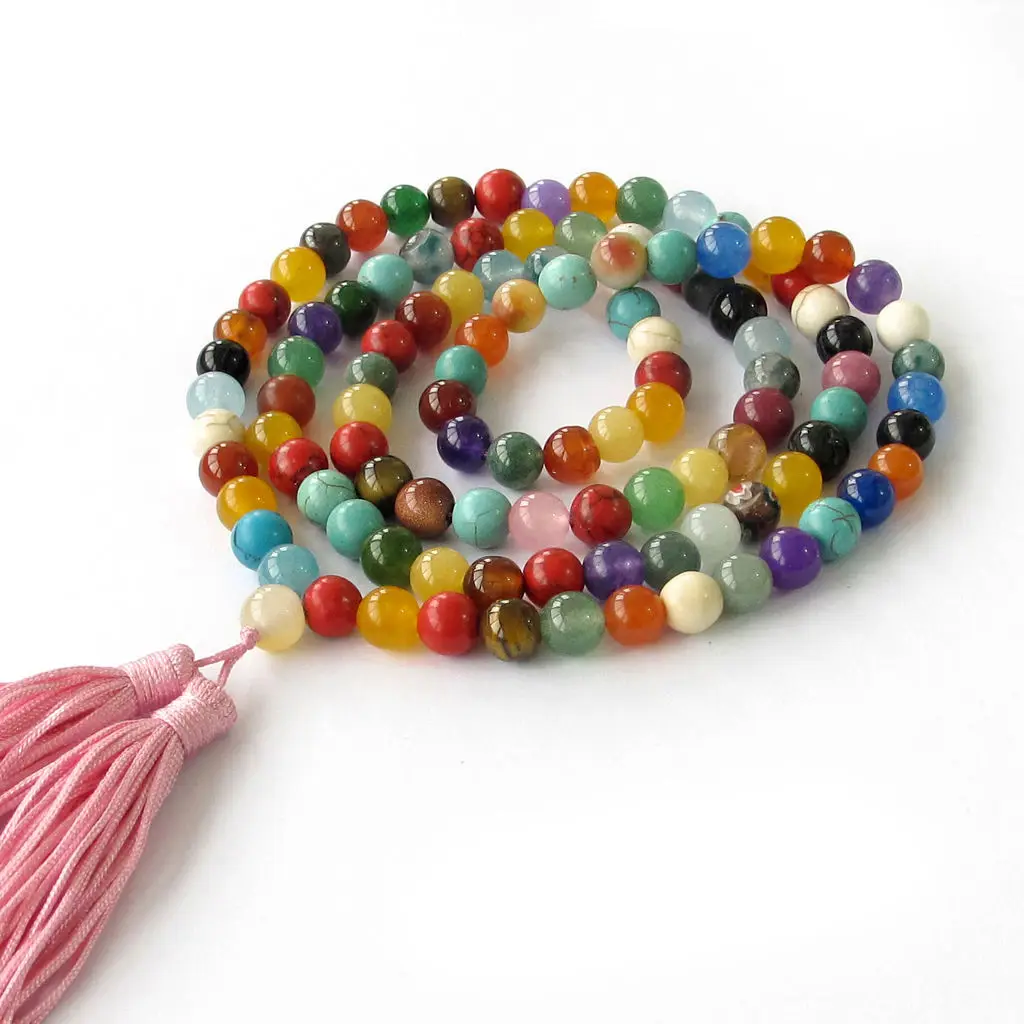 Multicolor Necklace pray Bless natural Chakas energy cuff Hot Handmade Sutra MONK mala Wristband chain Lucky
Multicolor Necklace pray Bless natural Chakas energy cuff Hot Handmade Sutra MONK mala Wristband chain Lucky