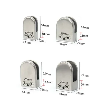 4pcs Stainless Steel Glass Clamp Bracket Holder Flat for Window Balustrade Bathroom
4pcs Stainless Steel Glass Clamp Bracket Holder Flat for Window Balustrade Bathroom