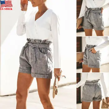 2019 USA Casual Women Striped Ruffle Shorts High Waist Mini HotPants Short Trousers
2019 USA Casual Women Striped Ruffle Shorts High Waist Mini HotPants Short Trousers