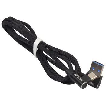 REXLIS USB Type C 90 Degree Fast Charging usb c cable Type-c 3.1 data Cord Charger usb-c For Samsung S8 S9 Note 9 8 Xiaomi mi8
REXLIS USB Type C 90 Degree Fast Charging usb c cable Type-c 3.1 data Cord Charger usb-c For Samsung S8 S9 Note 9 8 Xiaomi mi8