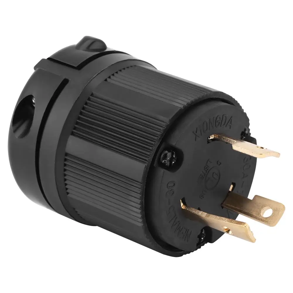 Twist Lock Electrical Plug Adapter Socket NEMA Generator Plug Converter 3 Wire Electrical Charger Plug L5-30 30A 125V
Twist Lock Electrical Plug Adapter Socket NEMA Generator Plug Converter 3 Wire Electrical Charger Plug L5-30 30A 125V