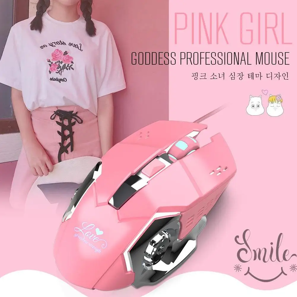 HXSJ 3200DPI High Sensitivity Gaming pink Mouse Comfortable Grasping USB Gaming Mouse Precise Positioning
HXSJ 3200DPI High Sensitivity Gaming pink Mouse Comfortable Grasping USB Gaming Mouse Precise Positioning
