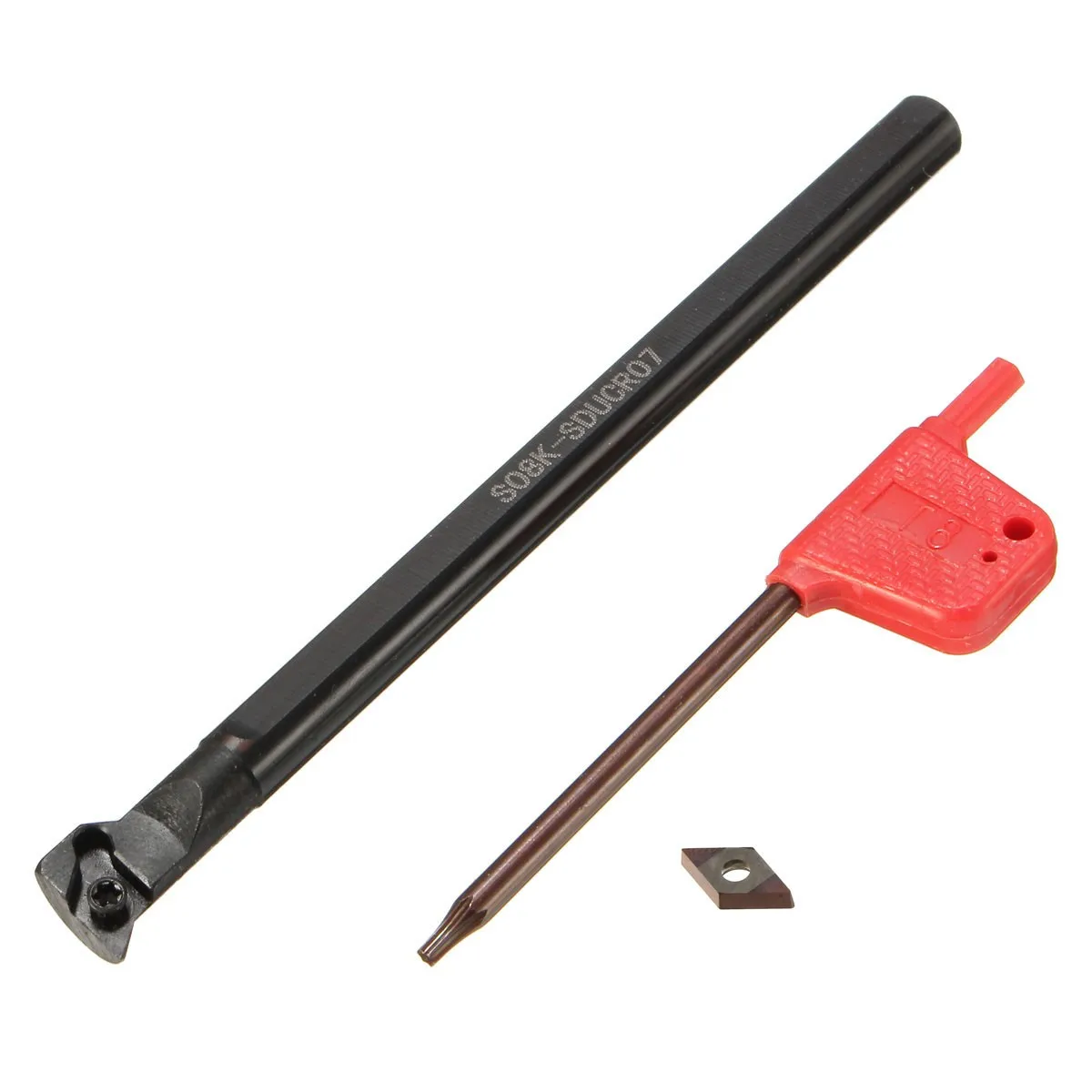 Turning Tool holder S08K-SDUCR07 Internal Boring Bar + 95 Degree DCMT0702 Inserts Right Hand CNC Lathe Turning Tool
Turning Tool holder S08K-SDUCR07 Internal Boring Bar + 95 Degree DCMT0702 Inserts Right Hand CNC Lathe Turning Tool
