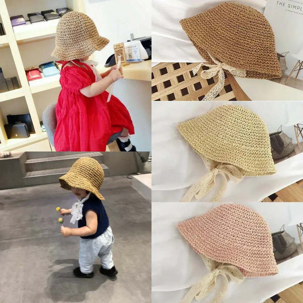2019 Baby Summer Accessories Newborn Kids Baby Girl Boy Lace Trap Hats Princess Summer Bucket Straw Sun Hat Cap Wholesale Gifts
2019 Baby Summer Accessories Newborn Kids Baby Girl Boy Lace Trap Hats Princess Summer Bucket Straw Sun Hat Cap Wholesale Gifts