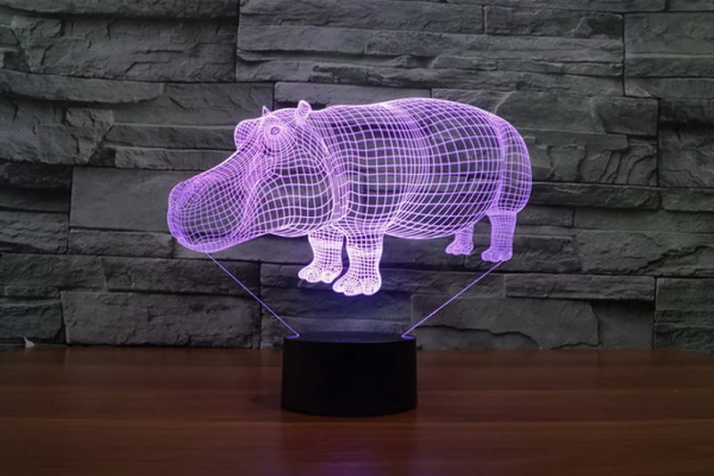 Visual light atmosphere gift table lamp The new Rhino 3D lights colorful touch LED touch led lamp
Visual light atmosphere gift table lamp The new Rhino 3D lights colorful touch LED touch led lamp