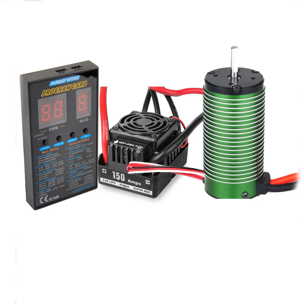 Hobbywing QUICRUN RTR waterproof WP-8BL 150 Brushless Sensorless ESC Speed Controller LED Program Box Castle 1515 for 1/8 car
Hobbywing QUICRUN RTR waterproof WP-8BL 150 Brushless Sensorless ESC Speed Controller LED Program Box Castle 1515 for 1/8 car