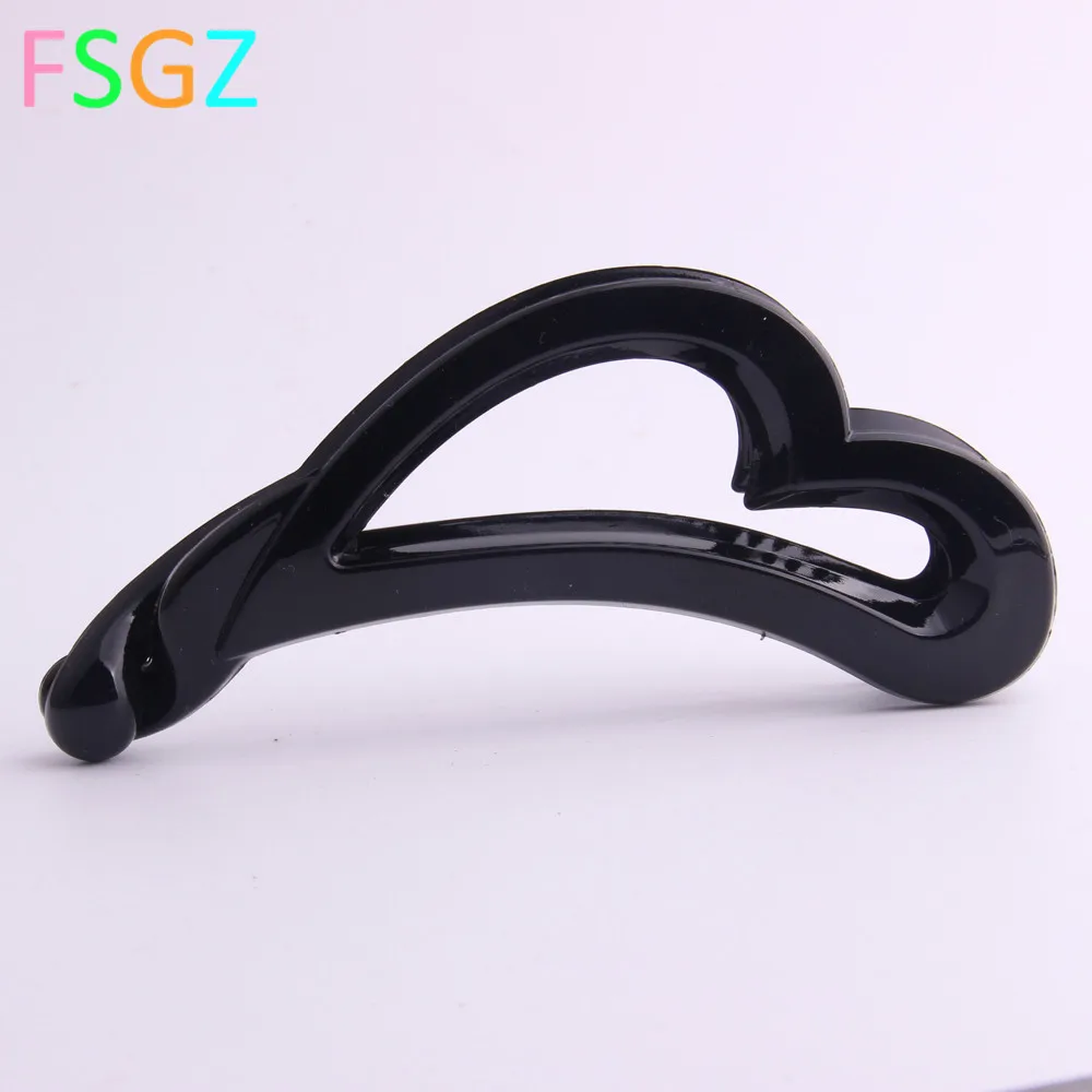 2018 Newest Brand Hair Clip For Lady Environmental ABS Plastic Double-side Heart Banana Hair Clip hairdress Accessories 10.5 CM
2018 Newest Brand Hair Clip For Lady Environmental ABS Plastic Double-side Heart Banana Hair Clip hairdress Accessories 10.5 CM