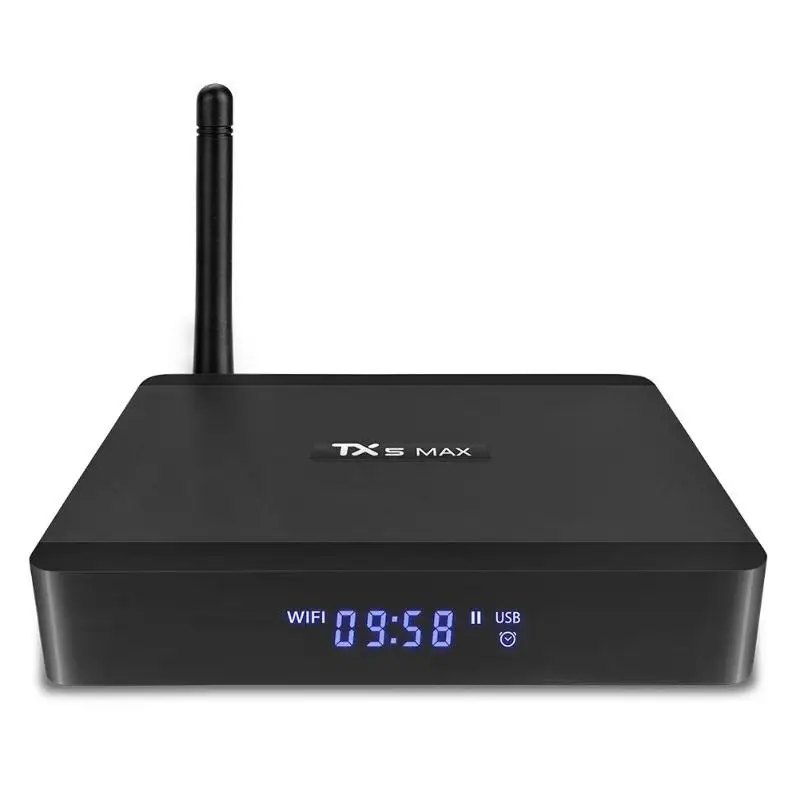 TX5 Max TV Box 4K HD Android 8.1 4+32GB WiFi Bluetooth Multi-language Youtube 2.4G/5G WiFi BT4.2 Smart Media Streamer
TX5 Max TV Box 4K HD Android 8.1 4+32GB WiFi Bluetooth Multi-language Youtube 2.4G/5G WiFi BT4.2 Smart Media Streamer