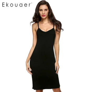 Ekouaer Women Summer Sexy Sleepwear Full Slip Underdress Cotton Long Nightgown Night Gown Home Clothes Underwear Nighties
Ekouaer Women Summer Sexy Sleepwear Full Slip Underdress Cotton Long Nightgown Night Gown Home Clothes Underwear Nighties