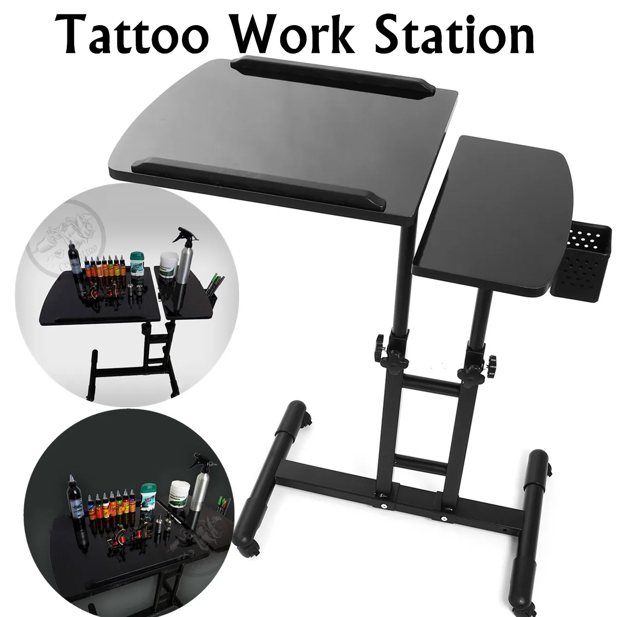 65-97cm Black Adjustable Salon Nail Tables Tattoo Nail Work Desk Table Computer Desk Table Tracing Drawing Work Station Stand
65-97cm Black Adjustable Salon Nail Tables Tattoo Nail Work Desk Table Computer Desk Table Tracing Drawing Work Station Stand