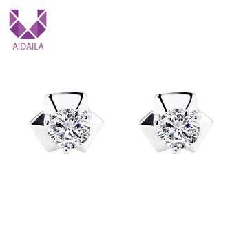 Women Stud Earrings 100% 925 Sterling Silver with AAA+ Cubic Zirconia CZ Earrings Wedding for Bride 2019 New Design Oorbellen
Women Stud Earrings 100% 925 Sterling Silver with AAA+ Cubic Zirconia CZ Earrings Wedding for Bride 2019 New Design Oorbellen