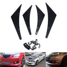 4 Pcs/Set Imitation Carbon Fiber Front Bumper Lip Splitter Fins Body Spoiler Canards Refit Trim
4 Pcs/Set Imitation Carbon Fiber Front Bumper Lip Splitter Fins Body Spoiler Canards Refit Trim