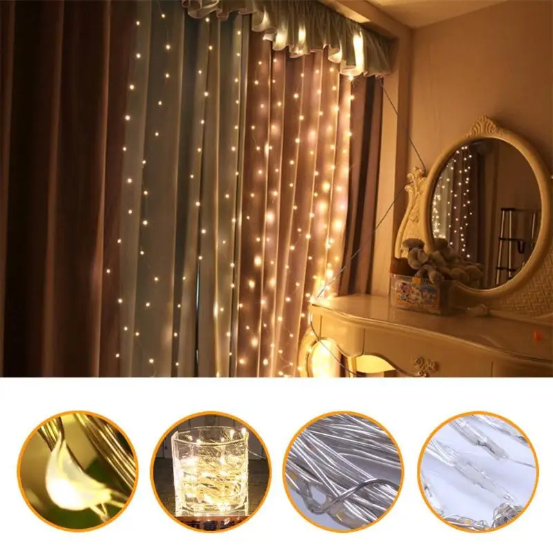 3x3m 300 Led Strings Copper Wire Operated USB Remote Christmas Wedding Party Decoration LED String Fairy Lights String Lights
3x3m 300 Led Strings Copper Wire Operated USB Remote Christmas Wedding Party Decoration LED String Fairy Lights String Lights