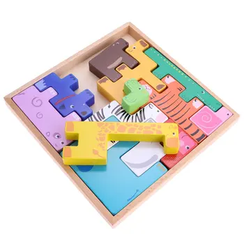 Montessori 3D Cute Animal Puzzle Wood Educational Toys Child Development Jigsaw Game Cognition Hand-eyes Training Toy 
Montessori 3D Cute Animal Puzzle Wood Educational Toys Child Development Jigsaw Game Cognition Hand-eyes Training Toy