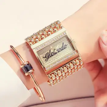 GLE&VDO Women Wristwatches Metal Strap Quartz Analog Casual Watch Simple Exquisite Watch (without chain)
GLE&VDO Women Wristwatches Metal Strap Quartz Analog Casual Watch Simple Exquisite Watch (without chain)