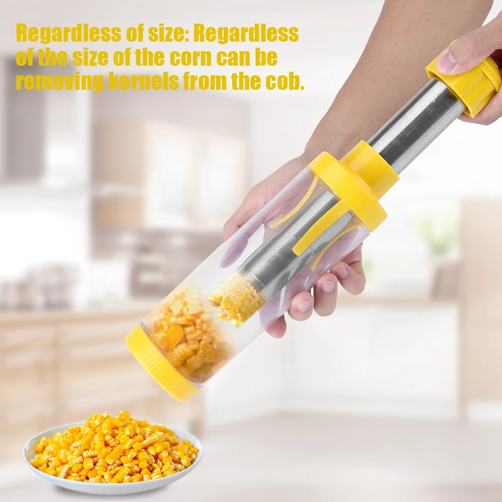 TOPINCN Corn Stripper Cutter Stainless Corn Cob Remover Stripper Peeler Thresher Cutter Tool Kitchen
TOPINCN Corn Stripper Cutter Stainless Corn Cob Remover Stripper Peeler Thresher Cutter Tool Kitchen