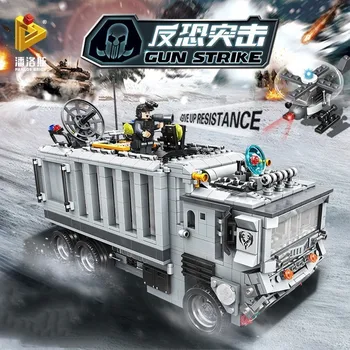 PANLOS Mobile Command Center Base Transformation Police Truck Building Blocks Toys For Children suitable City Militar
PANLOS Mobile Command Center Base Transformation Police Truck Building Blocks Toys For Children suitable City Militar