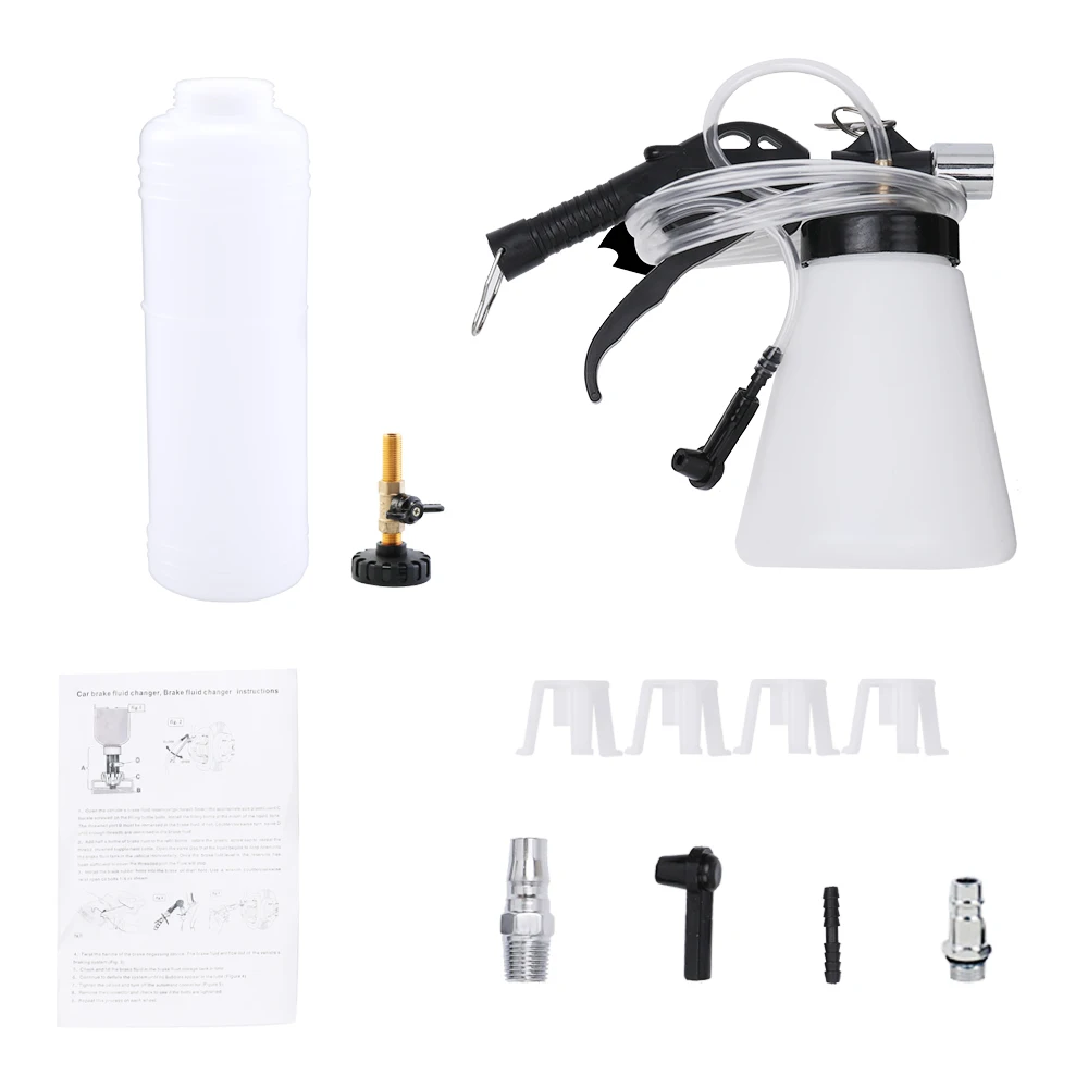 Car Brake Bleeder Bleeding Fluid Change Kit Air Pneumatic Garage Vacuum Tool 180Ltr/Min Set 90-120PSI Car Accessories Car Tools
Car Brake Bleeder Bleeding Fluid Change Kit Air Pneumatic Garage Vacuum Tool 180Ltr/Min Set 90-120PSI Car Accessories Car Tools