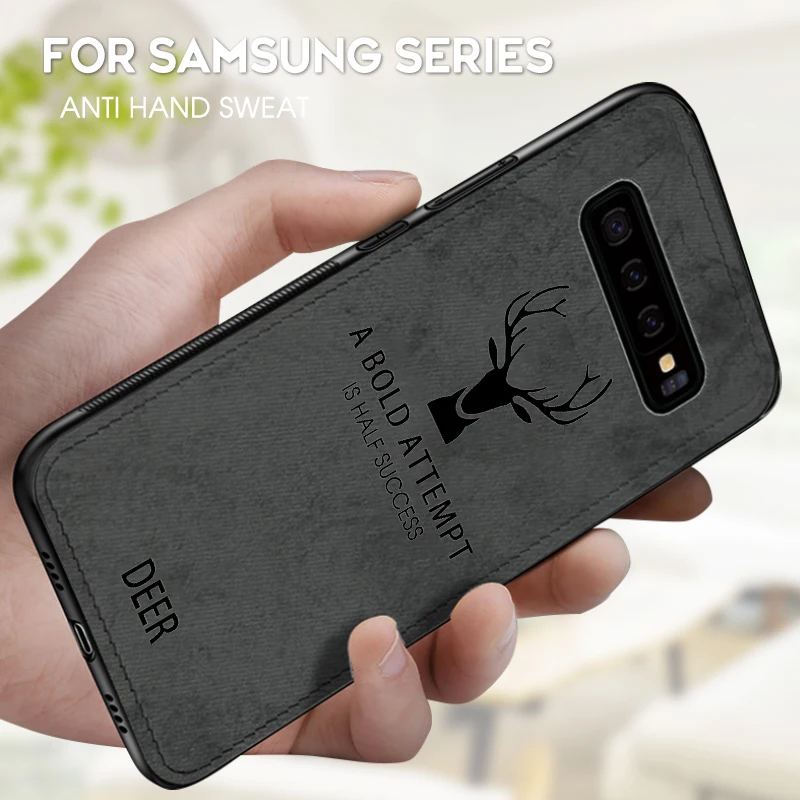 For Samsung Galaxy A50 A30 M20 A8 A6 2018 J5 J7 J3 2017 Note9 8 S8 S9 S10 Plus S10e Deer Cloth Texrure Phone Case Business Cover
For Samsung Galaxy A50 A30 M20 A8 A6 2018 J5 J7 J3 2017 Note9 8 S8 S9 S10 Plus S10e Deer Cloth Texrure Phone Case Business Cover