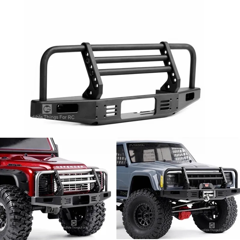 Universal Metal Front Anti-collision Bumper For 1/10 RC Crawler Car TRX4 Defender Bronco Axial Scx10 90046 90047
Universal Metal Front Anti-collision Bumper For 1/10 RC Crawler Car TRX4 Defender Bronco Axial Scx10 90046 90047