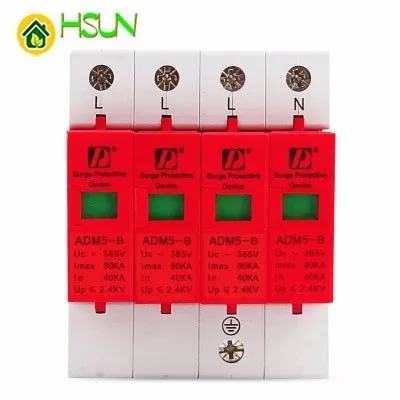 STYHOMSUN ADM5-80KA-4P Power Lightning Protection Organ Surge protector Protect Organ Power Supply Lightning Protection
STYHOMSUN ADM5-80KA-4P Power Lightning Protection Organ Surge protector Protect Organ Power Supply Lightning Protection