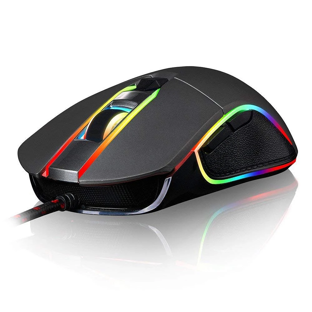 

Motospeed V30 Wired 4000 Dpi Gaming Mouse Support Macro Programming, With 6 Buttons, Adjustable Rgb Backlit, 4 Adjustable Dpi