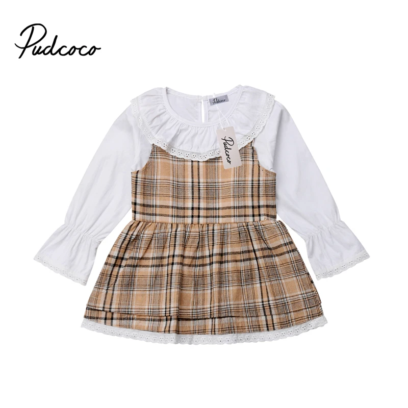 1-6Year Toddler Kids Baby Girl Dress Clothes Retro Lace Plaid Party Dress Long Sleeve Autumn Clothes
1-6Year Toddler Kids Baby Girl Dress Clothes Retro Lace Plaid Party Dress Long Sleeve Autumn Clothes