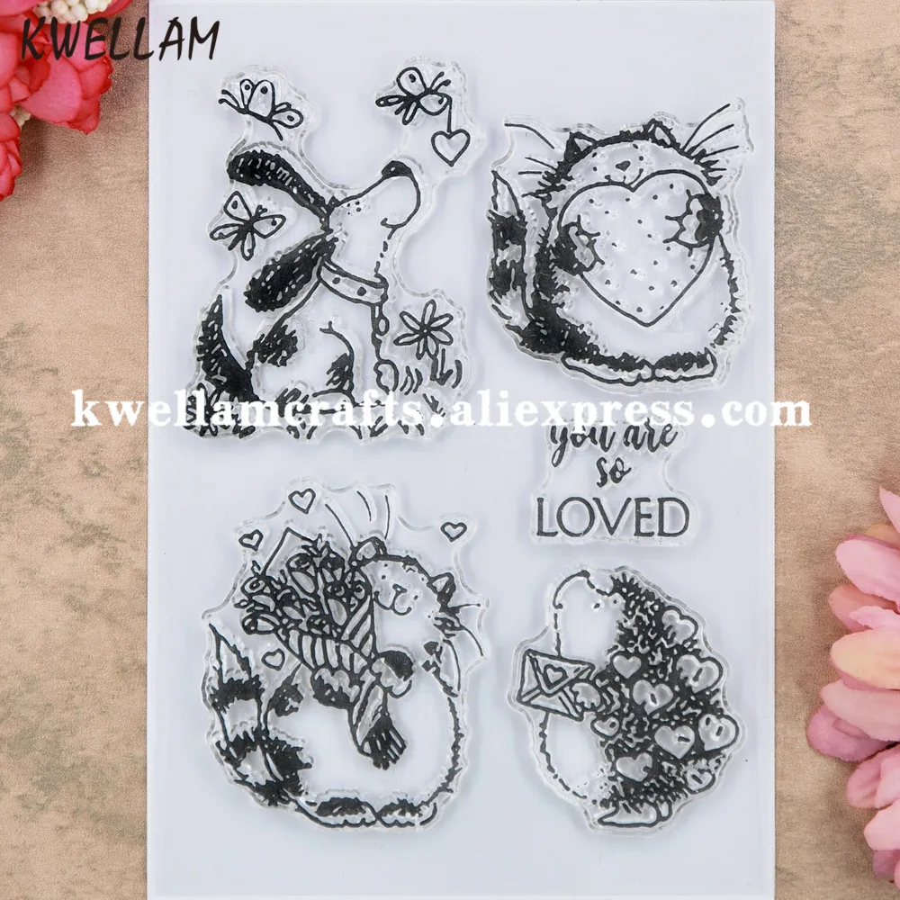 Cats Dog Heart Hedgehog Scrapbook DIY photo cards rubber stamp clear stamp transparent stamp 11x16cm KW9012128
Cats Dog Heart Hedgehog Scrapbook DIY photo cards rubber stamp clear stamp transparent stamp 11x16cm KW9012128