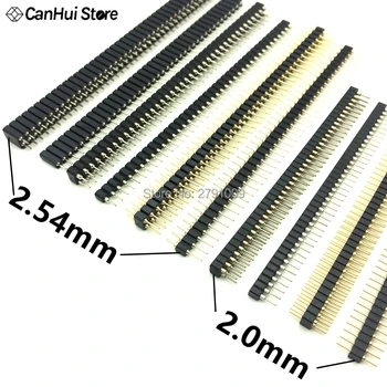 5pcs 2.0mm/2.54mm Female/Male Round Needle/Hole Single/Double Row 40Pin Round Female Header 1x40P 2x40P Round Pin Connector
5pcs 2.0mm/2.54mm Female/Male Round Needle/Hole Single/Double Row 40Pin Round Female Header 1x40P 2x40P Round Pin Connector