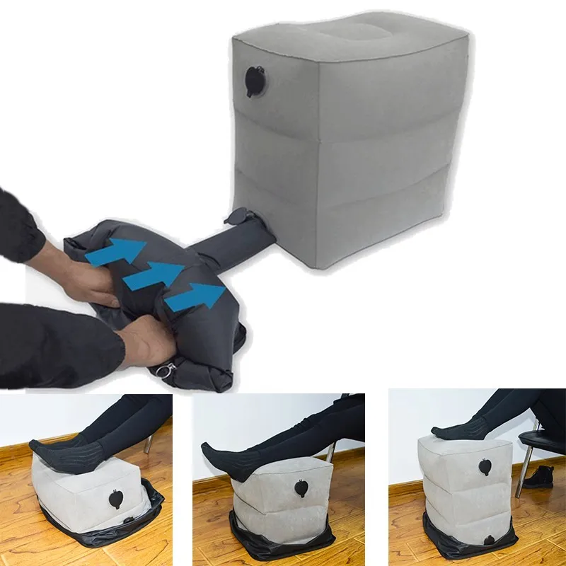 Portable Inflatable Foot Rest Pillows 3 Layer Adjustable Adult Kids Flight Footrest Pillow Two Valves Travel Pillow Foot Pad
Portable Inflatable Foot Rest Pillows 3 Layer Adjustable Adult Kids Flight Footrest Pillow Two Valves Travel Pillow Foot Pad