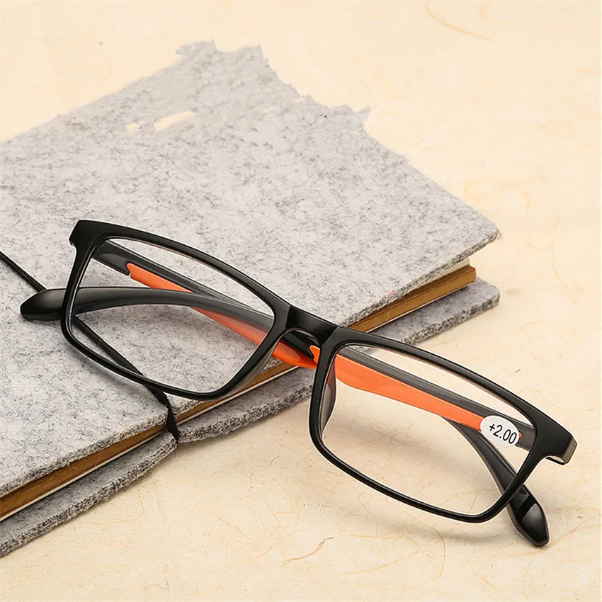 

TR90 Reading Glasses Men Women Presbyopic Eyeglasses Spectacles Resin Transparent Lense Diopter +1.0 1.5 2.0 2.5 3.0 3.5