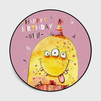 Lovely cartoon monster Printed round Carpet Kids Soft Play Mats Child Computer Chair Carpets for Living Room Bedroom Decor Rugs
Lovely cartoon monster Printed round Carpet Kids Soft Play Mats Child Computer Chair Carpets for Living Room Bedroom Decor Rugs